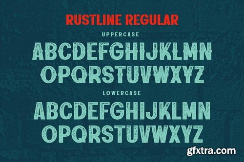 CreativeMarket - Rustline a Distressed Font