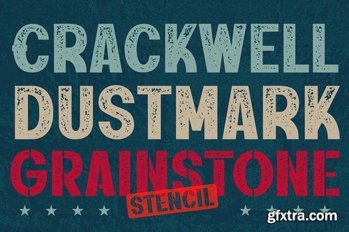 CreativeMarket - Rustline a Distressed Font