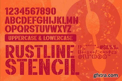 CreativeMarket - Rustline a Distressed Font