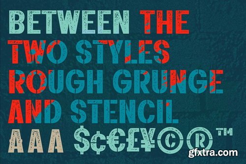 CreativeMarket - Rustline a Distressed Font