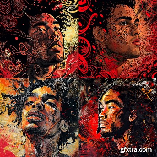 468 Midjourney Creative Portrait Prompts: Vol 4