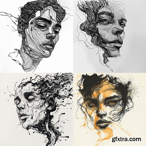 468 Midjourney Creative Portrait Prompts: Vol 4