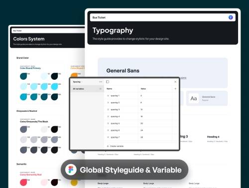 'Bus Ticket Booking App UI Kit'