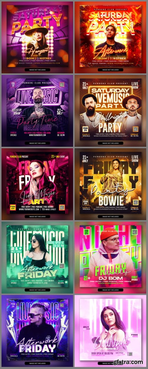 50 PSD Flyers BUNDLE #3