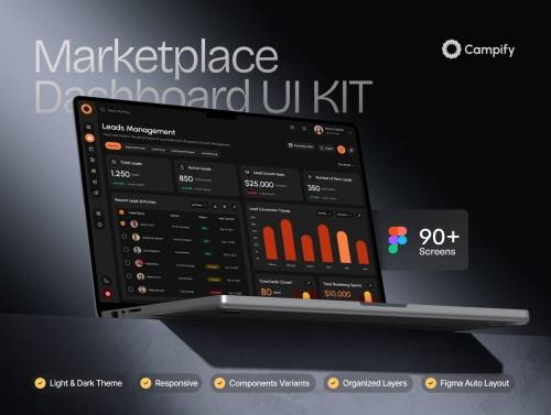 'Campify - Marketplace Dashboard UI KIT'