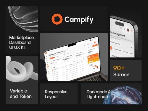'Campify - Marketplace Dashboard UI KIT'