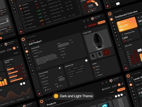 'Campify - Marketplace Dashboard UI KIT'