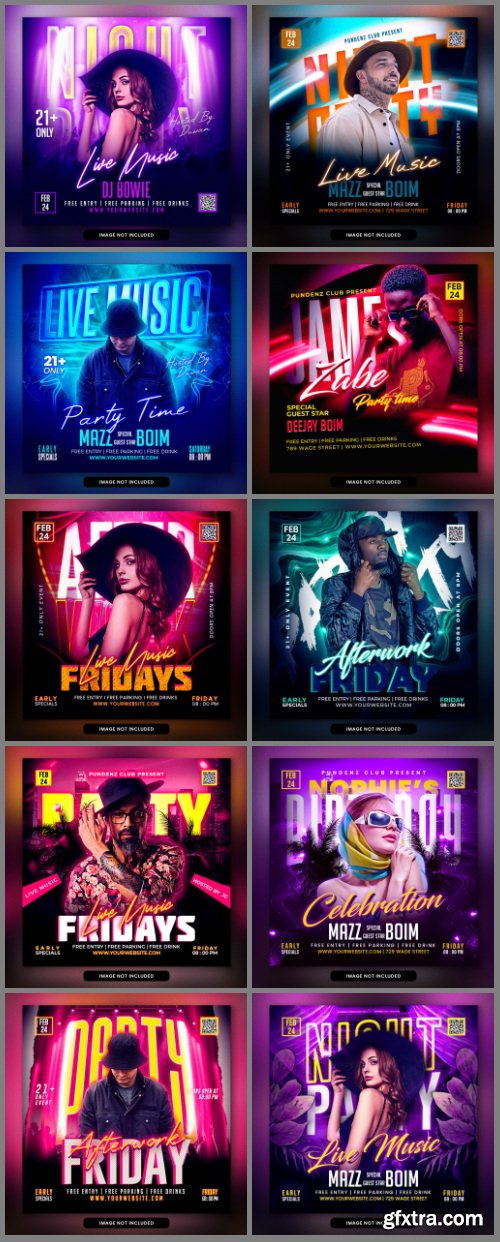 50 PSD Flyers BUNDLE #3