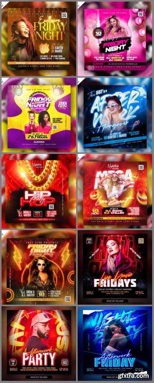 50 PSD Flyers BUNDLE #3