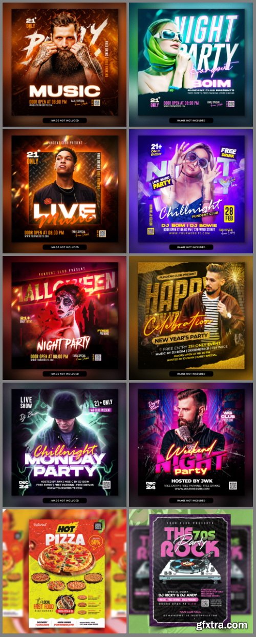 50 PSD Flyers BUNDLE #3