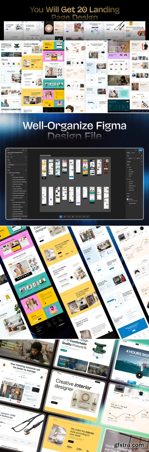 20 Multi-Concept Landing Pages Bundle