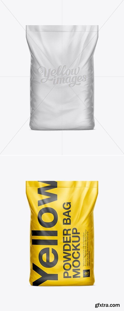 YellowImages - 10kg Powder Bag Mockup 10986