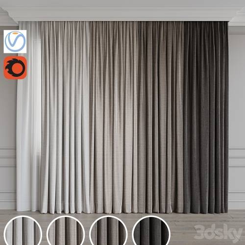 '3dsky Pro - A set of curtains 75' '3dsky Pro - A set of curtains 75'