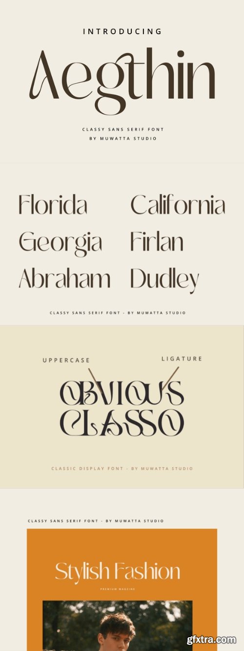 CreativeMarket - Aegthin Font