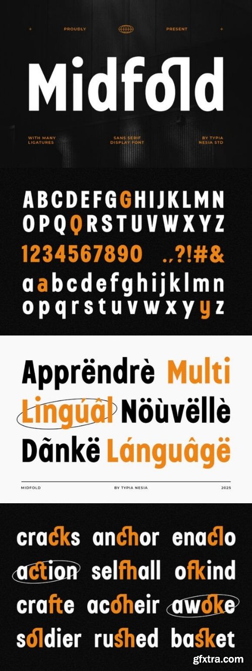 CreativeMarket - Midfold - Sans Serif Display