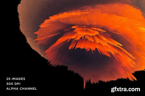 Rulebyart - Big Bang Exploding Color Textures 1