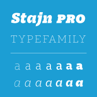 Stajn Pro Font Family 14xOTF