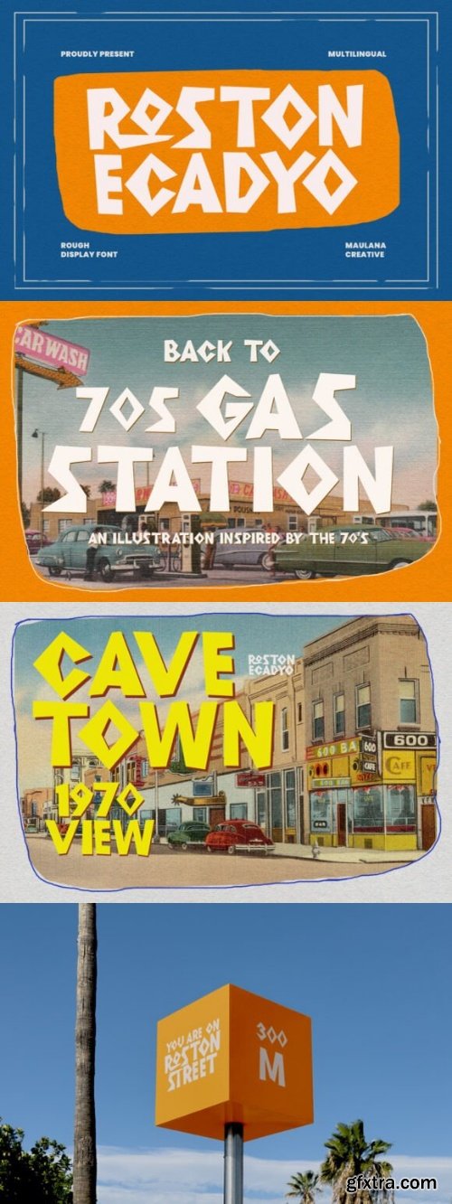 CreativeMarket - Roston Ecadyo Sans Serif Display Font