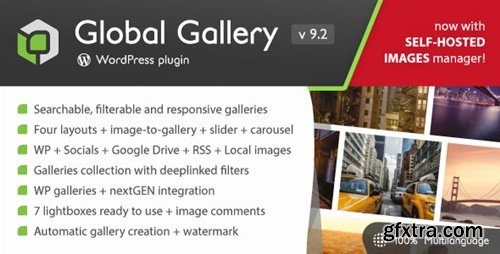 CodeCanyon - Global Gallery - Wordpress Responsive Gallery v9.2.2 - 3310108 - Nulled