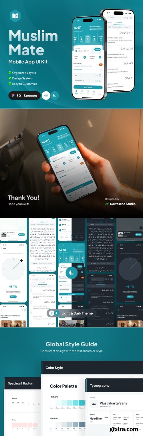 Muslim Mate - Mobile App UI Kit