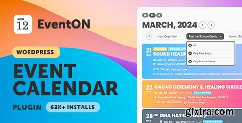 CodeCanyon - EventON - WordPress Virtual Event Calendar Plugin v4.9.7 - 1211017 - Nulled