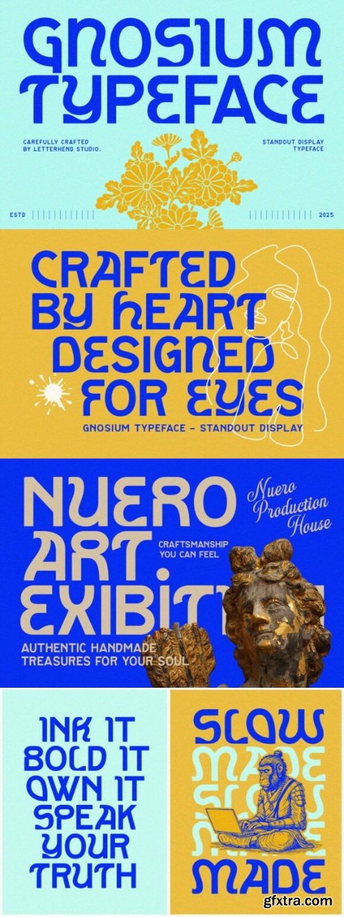 CreativeMarket - Gnosium Typeface