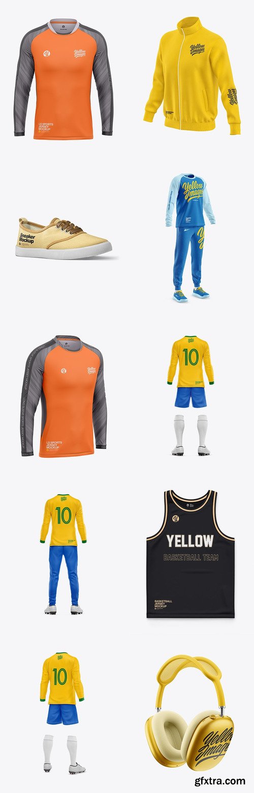 10 Apparel Mockup Bundle 20 - Yellowimages