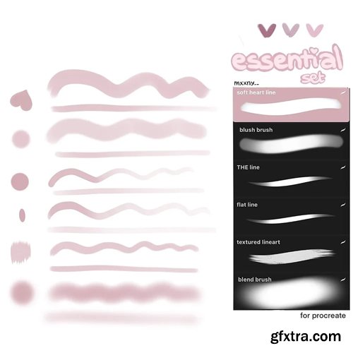 Gumroad - theuglydrama - anime pack + essential pack BUNDLE (procreate)