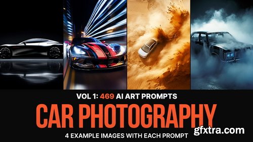 469 Midjourney Prompts for Car Photography
