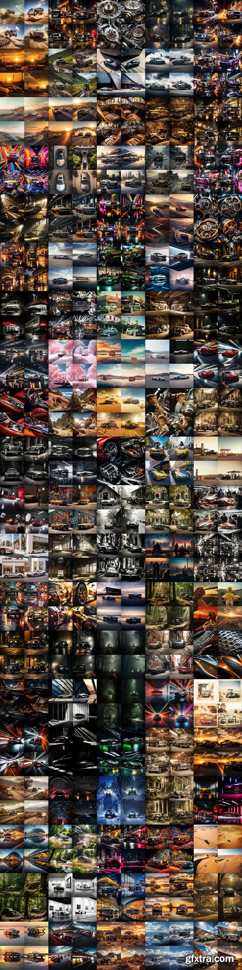 469 Midjourney Prompts for Car Photography