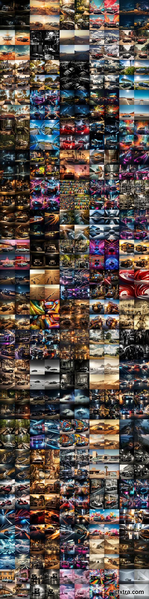 469 Midjourney Prompts for Car Photography