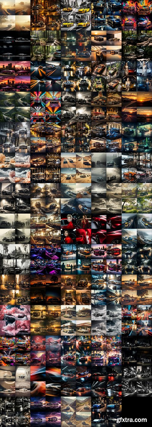 469 Midjourney Prompts for Car Photography