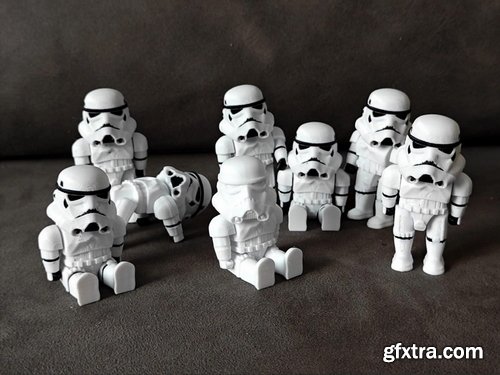 Stormtrooper Figurine Set – Star Wars-Inspired Miniatures for Collectors & Decor