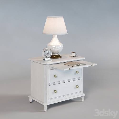 '3dsky Pro - Bedside table Laurel 340-23-80 (inlay in the set)' '3dsky Pro - Bedside table Laurel 340-23-80 (inlay in the set)'