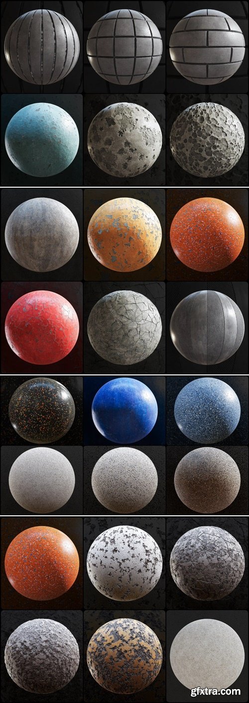 CGAxis Physical 9 - Concrete