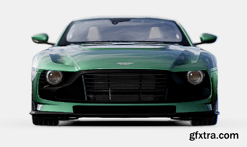 Aston Martin Valour 2024 3d model