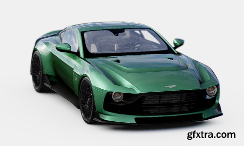 Aston Martin Valour 2024 3d model