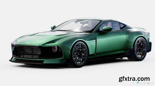 Aston Martin Valour 2024 3d model