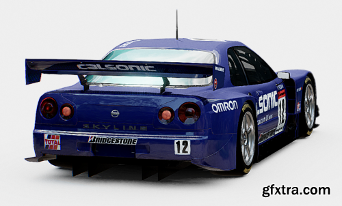 Nissan Skyline GT500 3d model