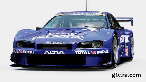 Nissan Skyline GT500 3d model