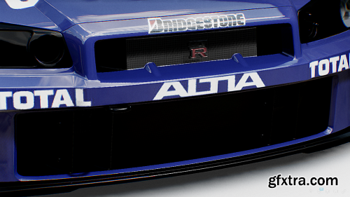 Nissan Skyline GT500 3d model