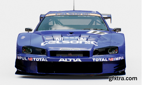 Nissan Skyline GT500 3d model