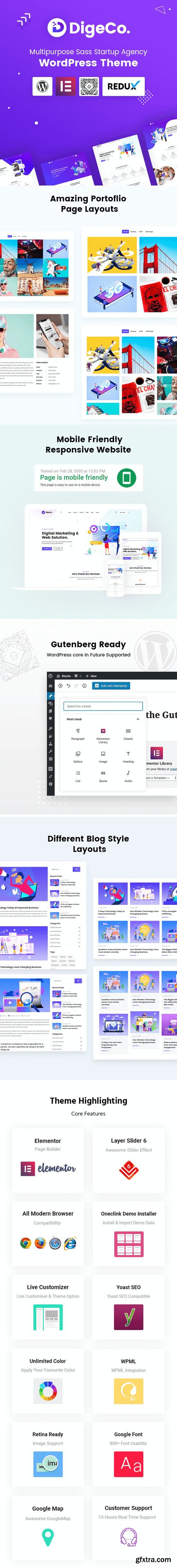 TF - Digeco v2.2.0 - Startup Agency WordPress Theme