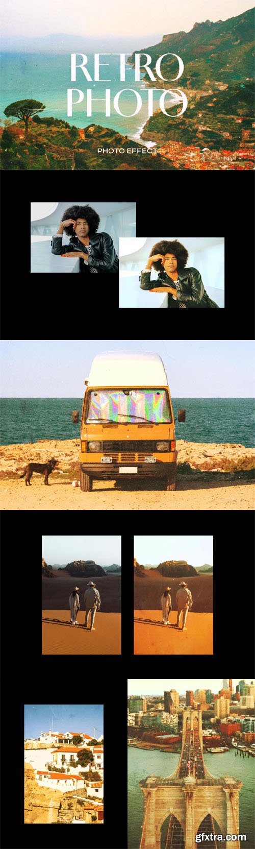 Cinematic Retro Paper Photo Effect for Photoshop