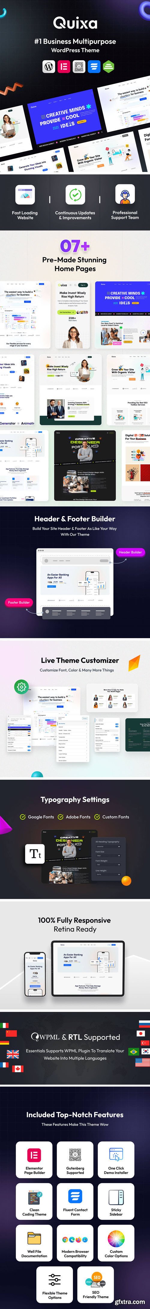 TF - Quixa v1.0.2 - Creative Business WordPress Theme