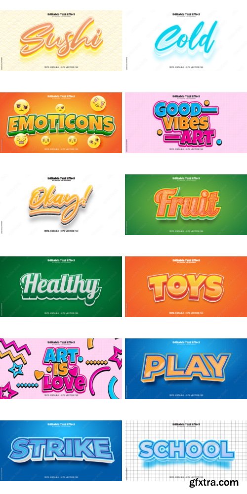 Editable Text Effect In Modern Trend Style 5 500xAI