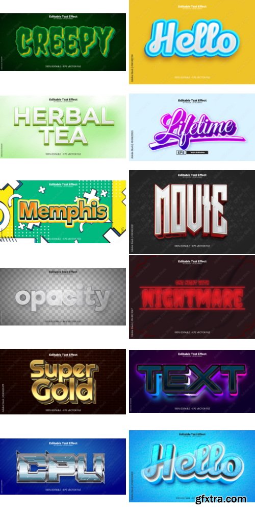 Editable Text Effect In Modern Trend Style 5 500xAI