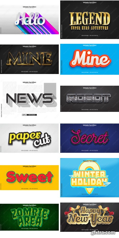 Editable Text Effect In Modern Trend Style 5 500xAI