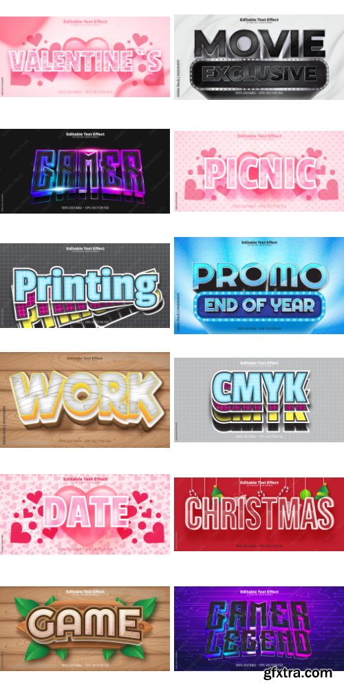 Editable Text Effect In Modern Trend Style 5 500xAI