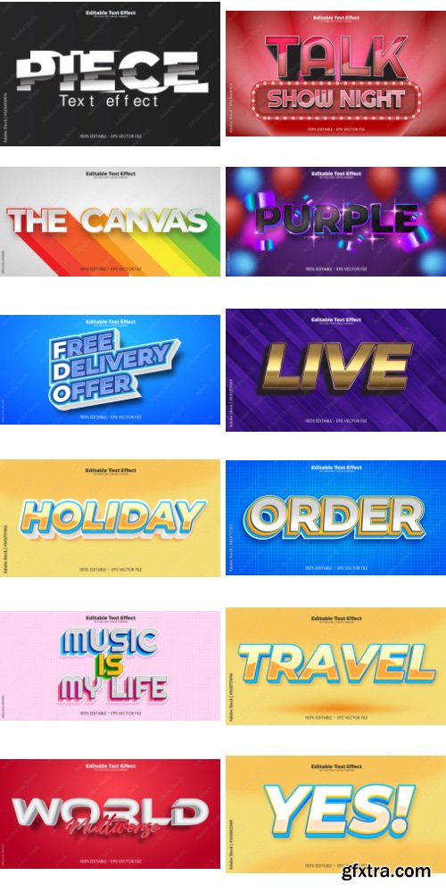 Editable Text Effect In Modern Trend Style 5 500xAI